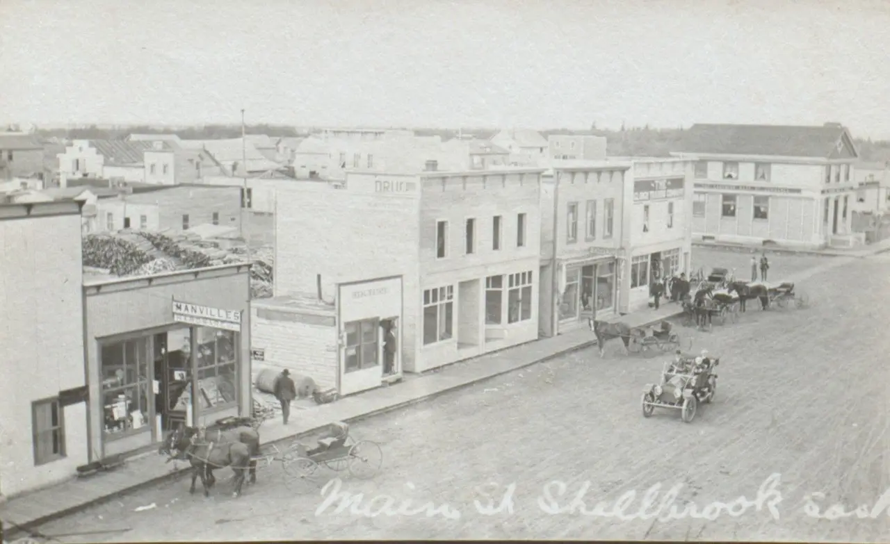 Main Street, Shellbrook, about 1912