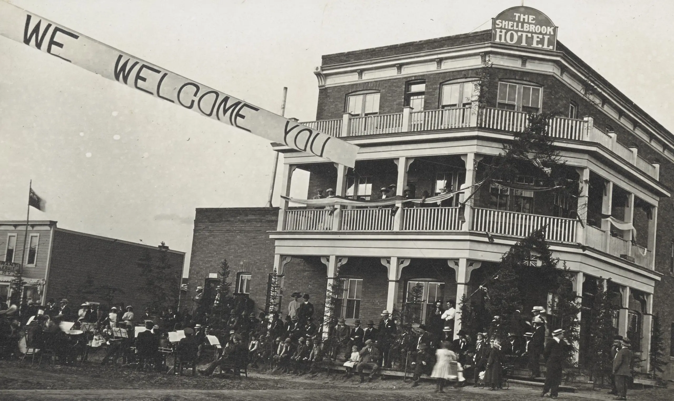 Welcome celebration at the Shellbrook Hotel