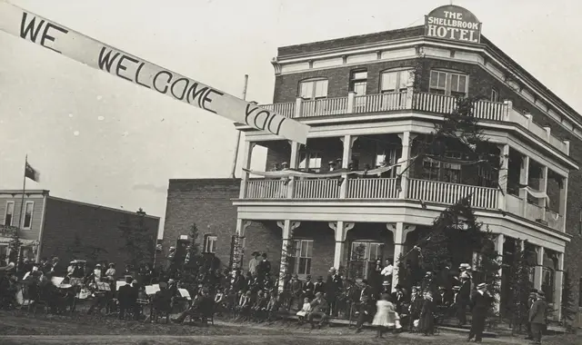 Welcome celebration at the Shellbrook Hotel