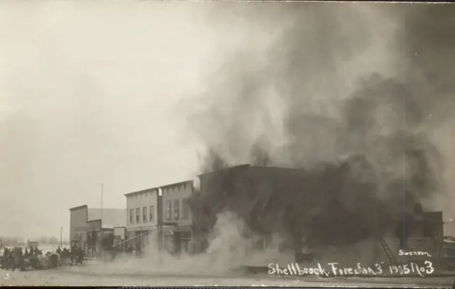 Fire on the main street, Shellbrook